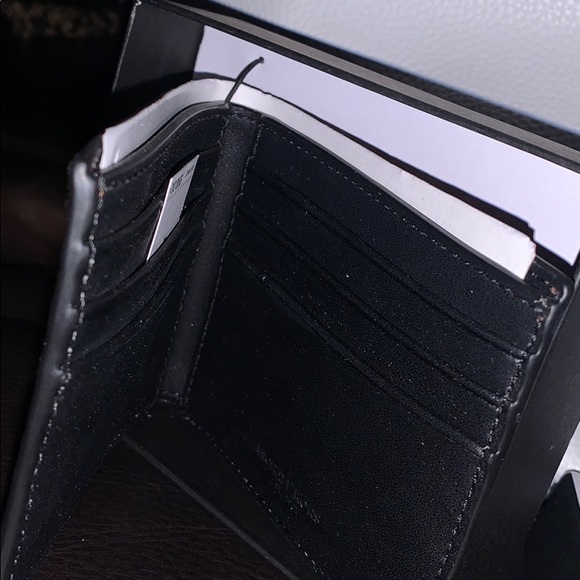 NWT Michael Kors Andy Leather men’s Wallet Slim BIFOLD new in box - Picture 4 of 9